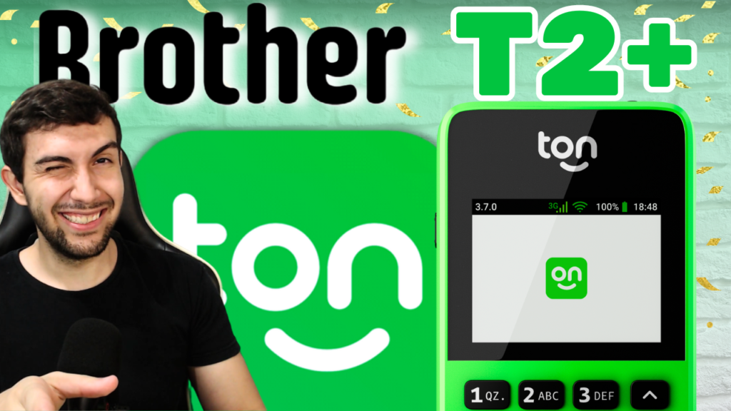 ton t2+ maquininha cartao