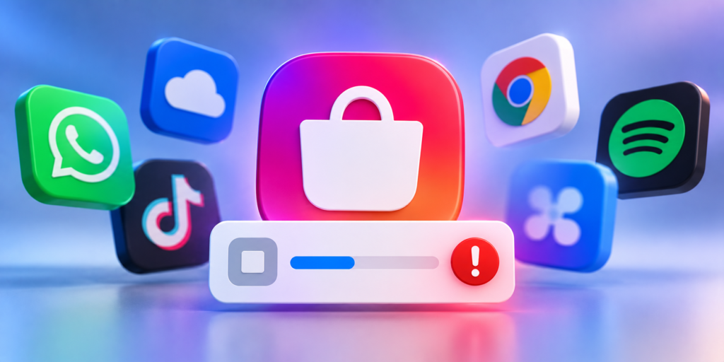 Galaxy store nao baixa atualiza apps