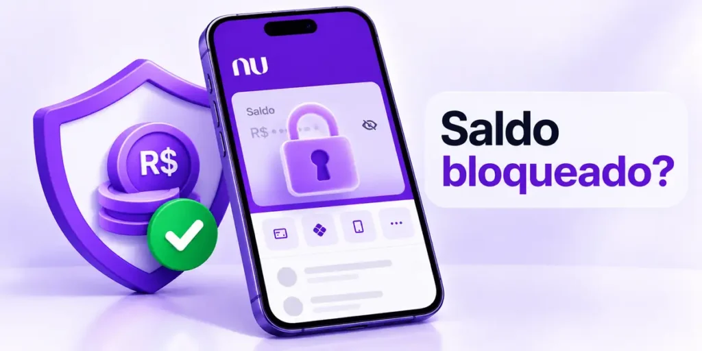Nubank conta bloqueada com dinheiro