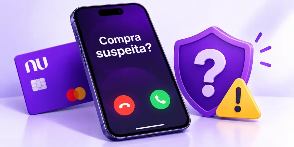 Nubank ligacao compra suspeita