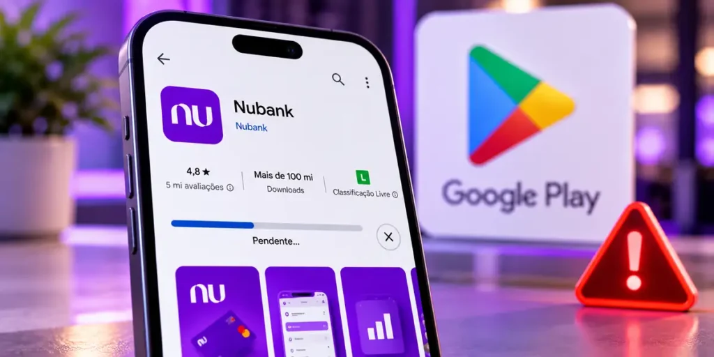 Nubank nao instala nao atualiza
