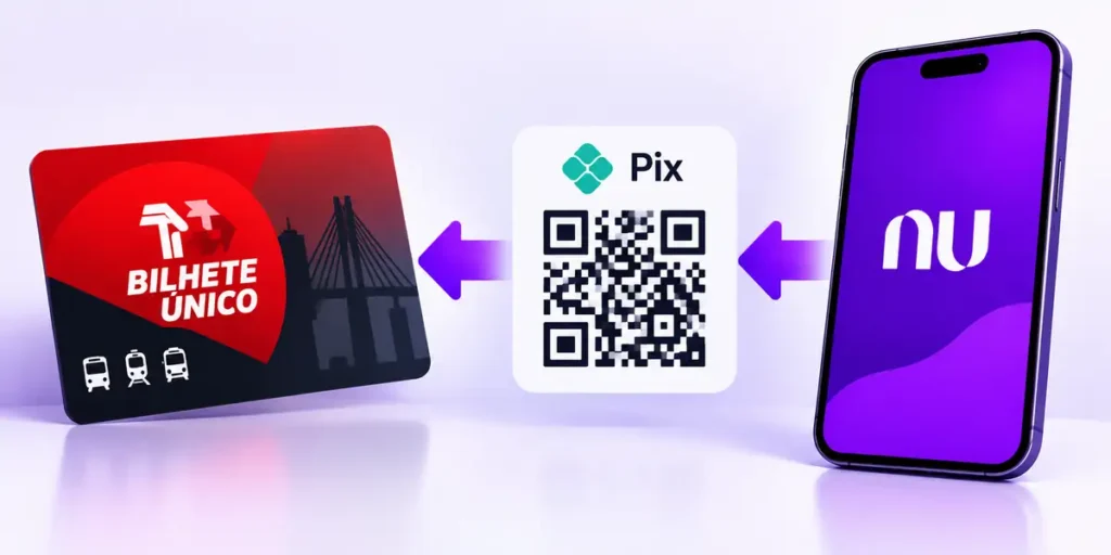 Recarregar bilhete unico nubank