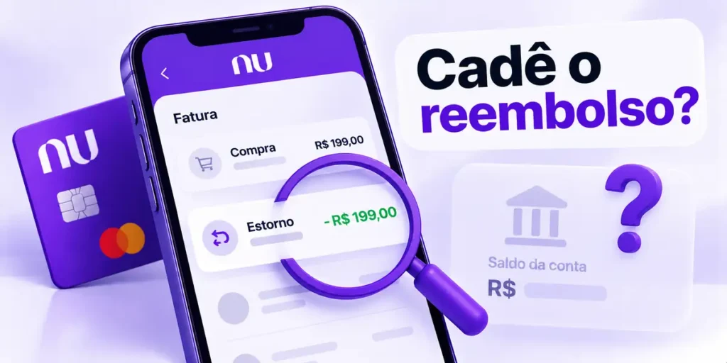 Reembolso nubank nao caiu