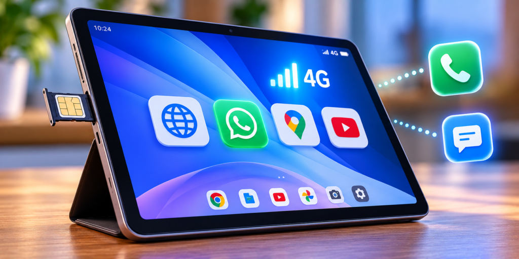 Tablet 4g chip funciona como celular
