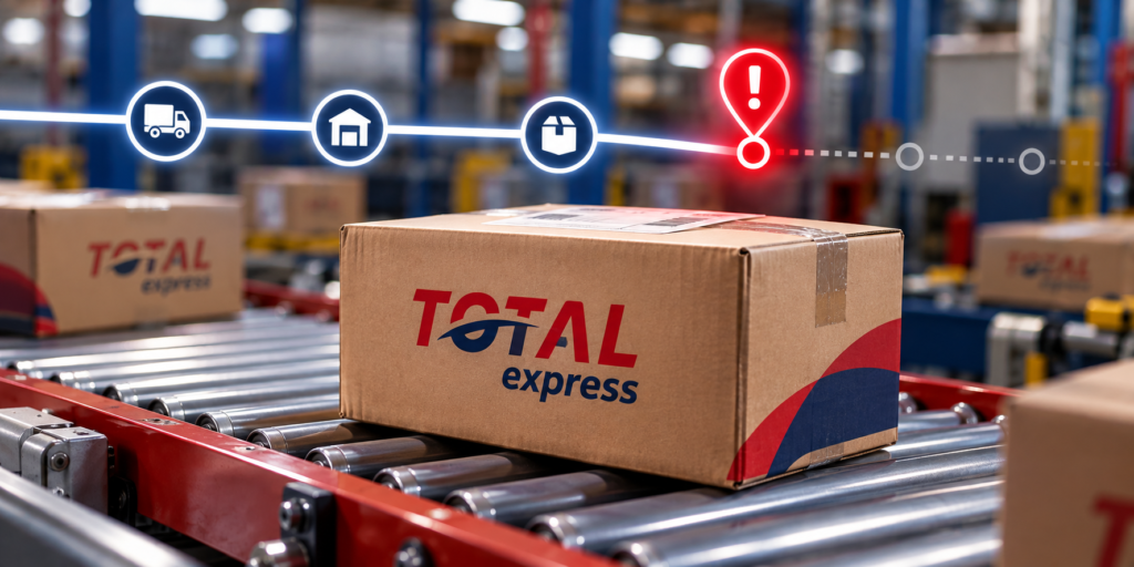 Total express encomenda nao chegou