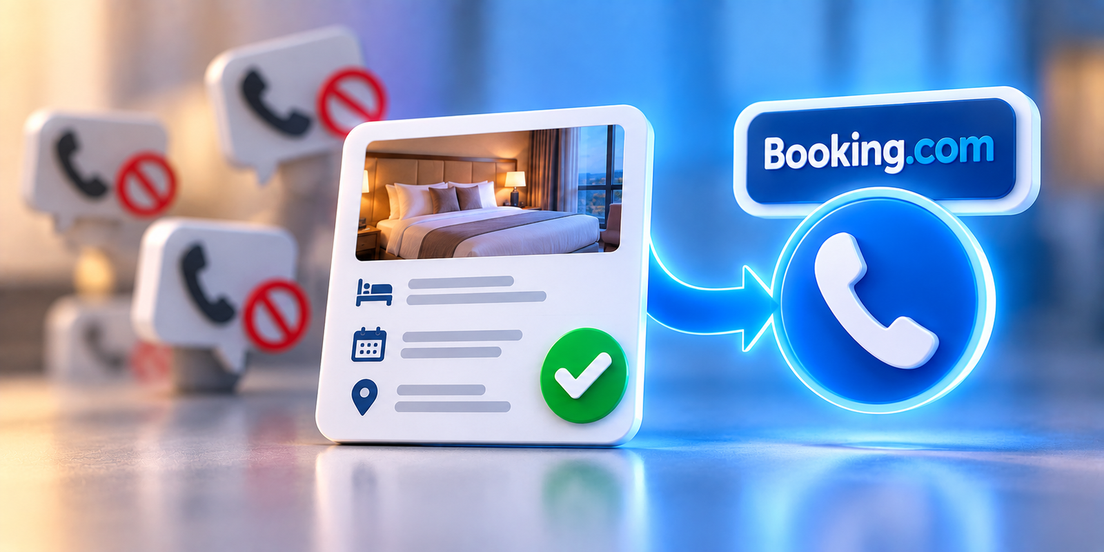 Booking telefone pela reserva