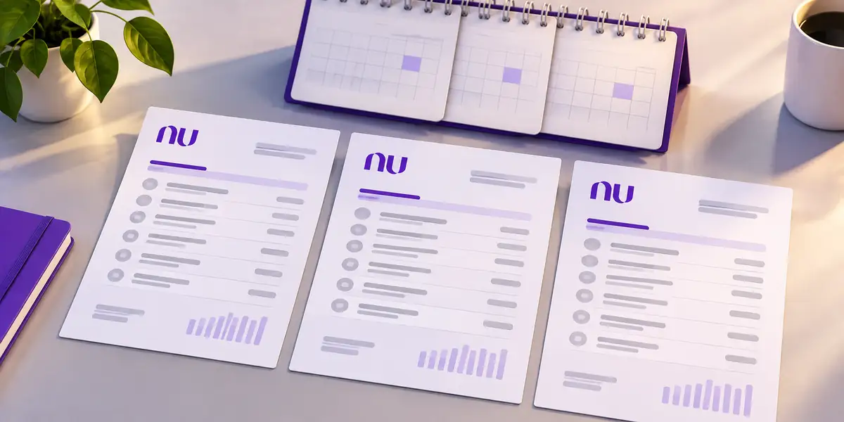 Nubank extrato tres meses