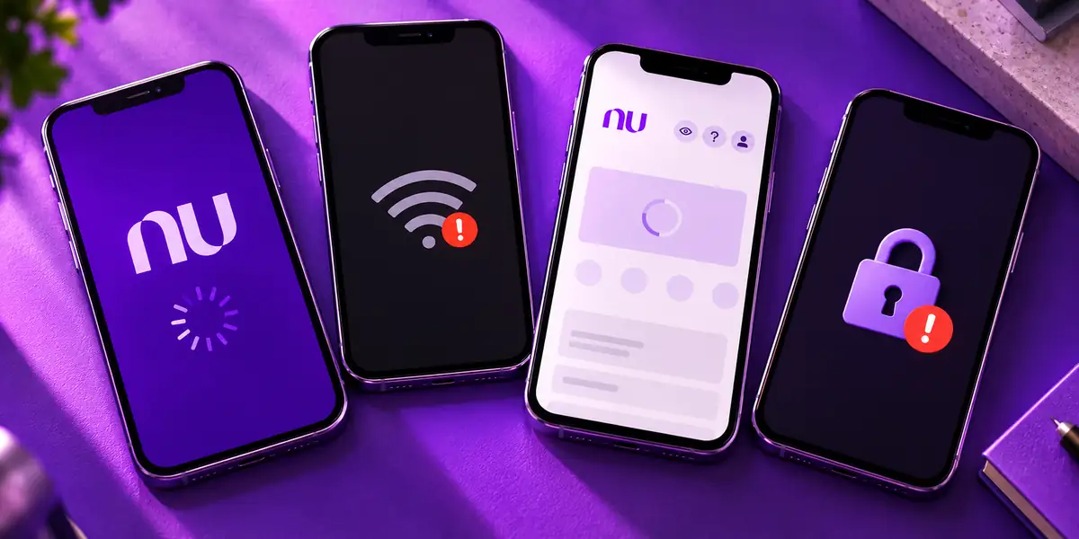 Nubank sintomas app nao abre
