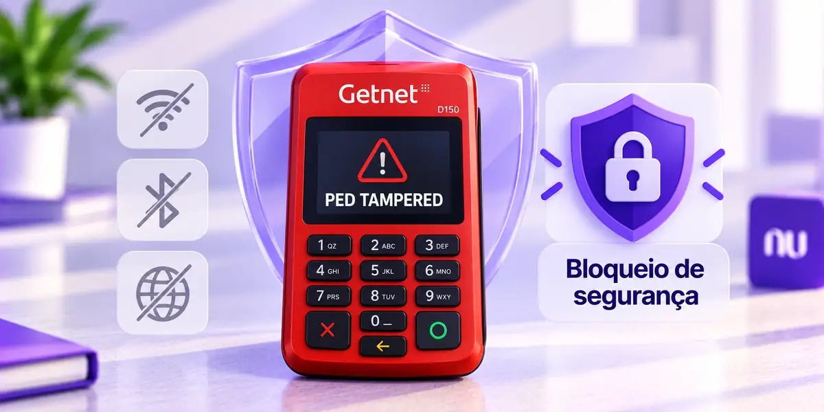 Ped tampered bloqueio seguranca