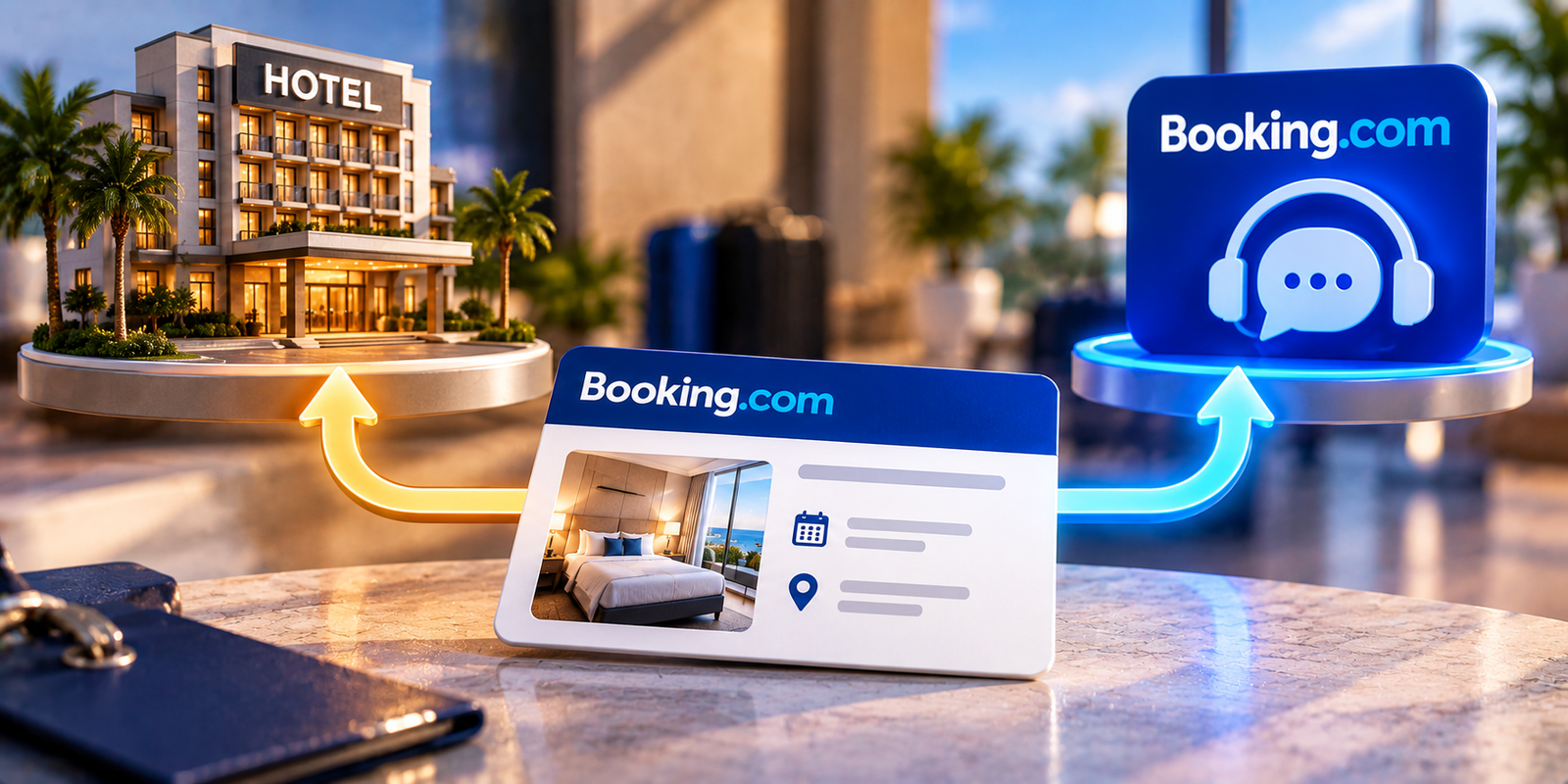 Booking suporte ou acomodacao