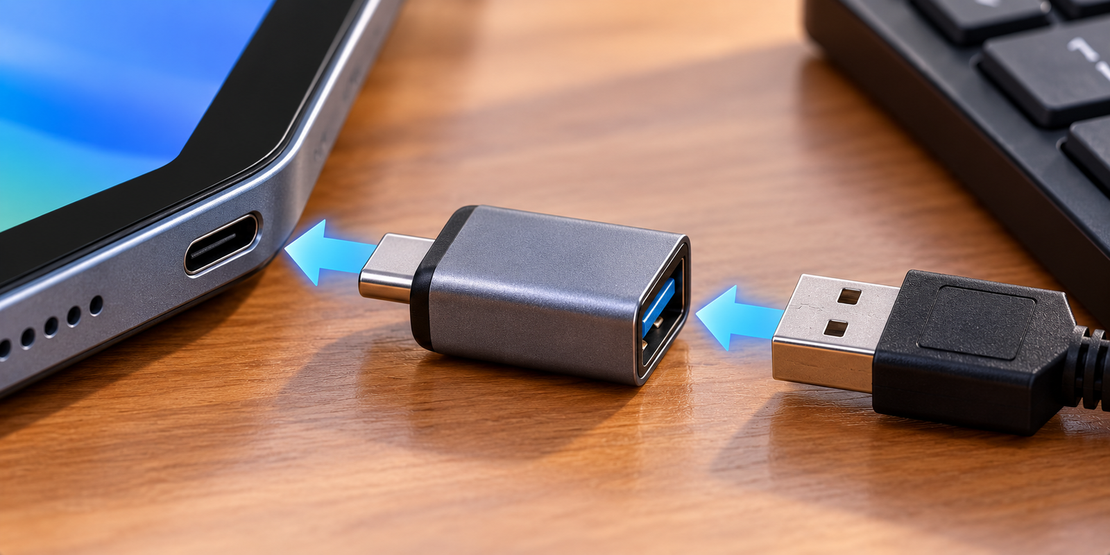 Tablet conexao usb otg