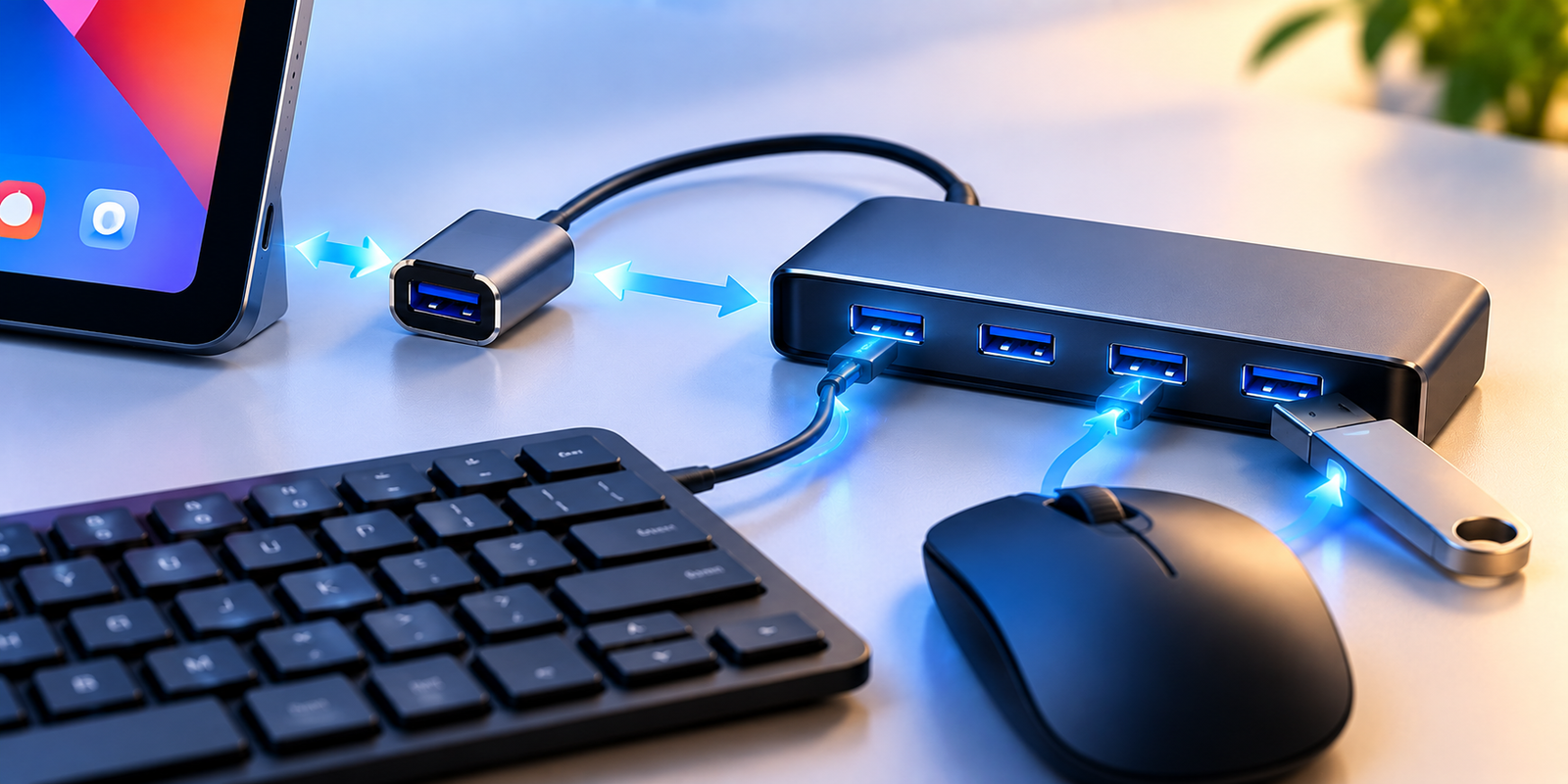 Hub usb nao cria suporte otg