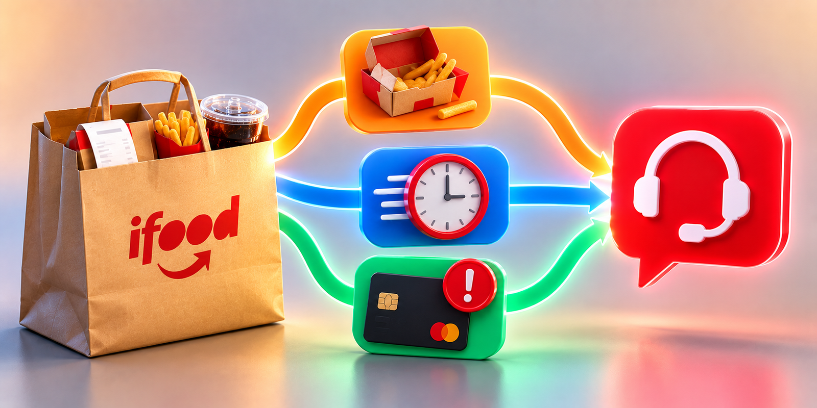 Ifood suporte problemas pedido
