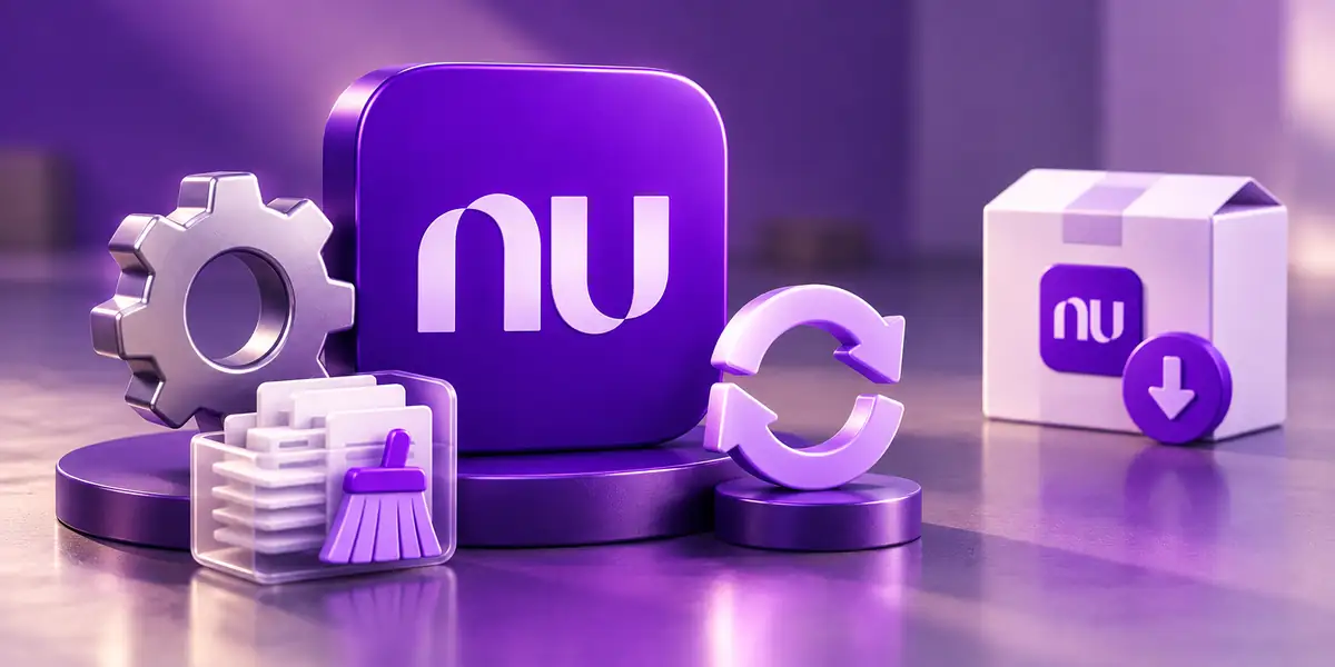 Nubank atualizar cache reinstalar