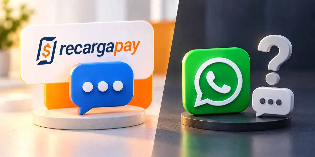 Recargapay whatsapp nao e suporte