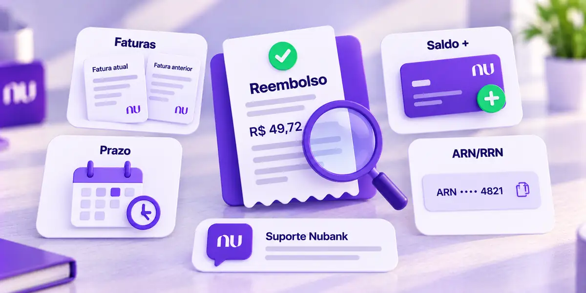 Reembolso nubank rastrear estorno