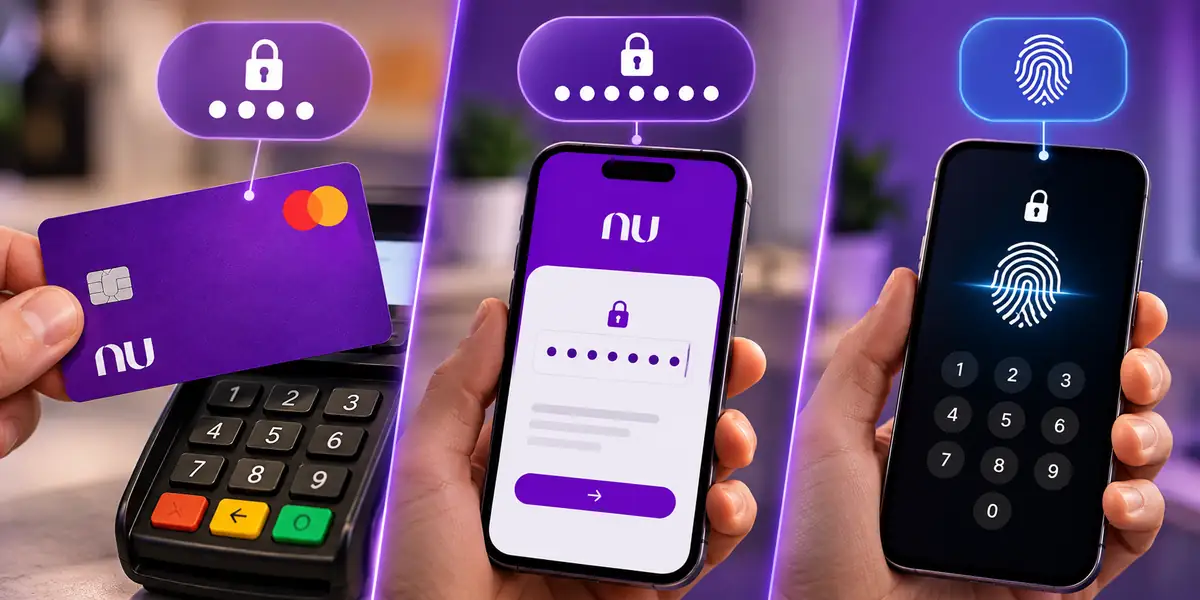 Senha nubank biometria pin celular