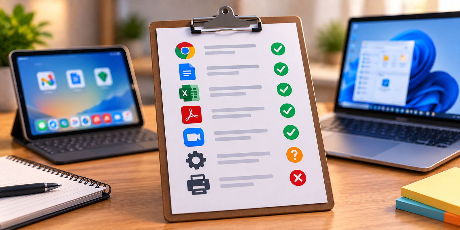 Tablet testar programas antes comprar