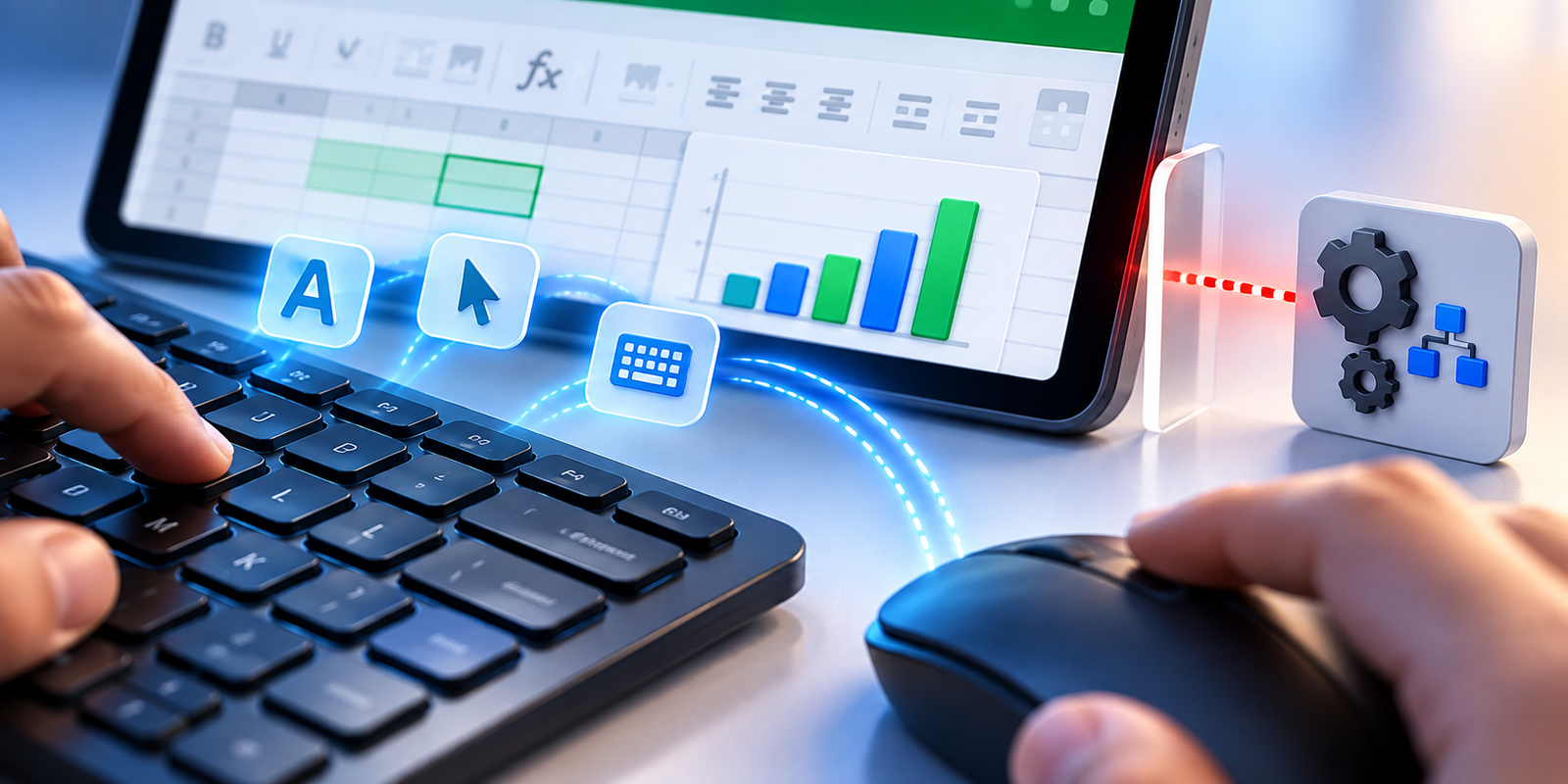 Teclado nao libera recursos excel android