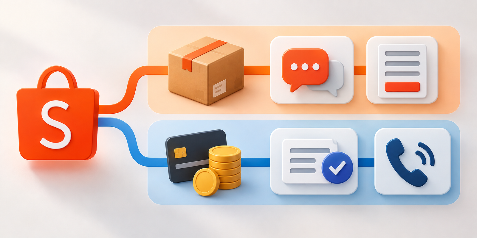 Shopee canal correto atendimento