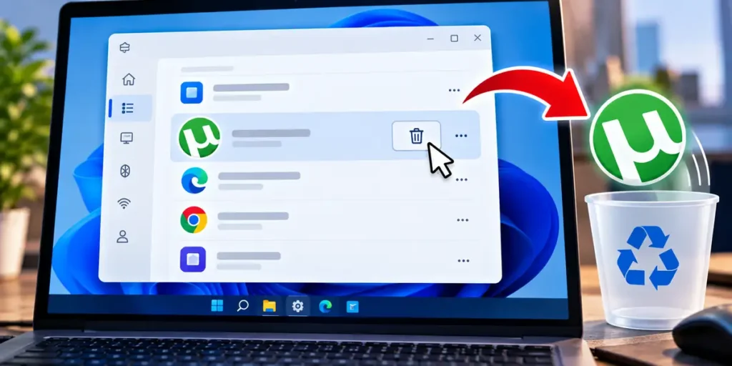 Desinstalar utorrent windows