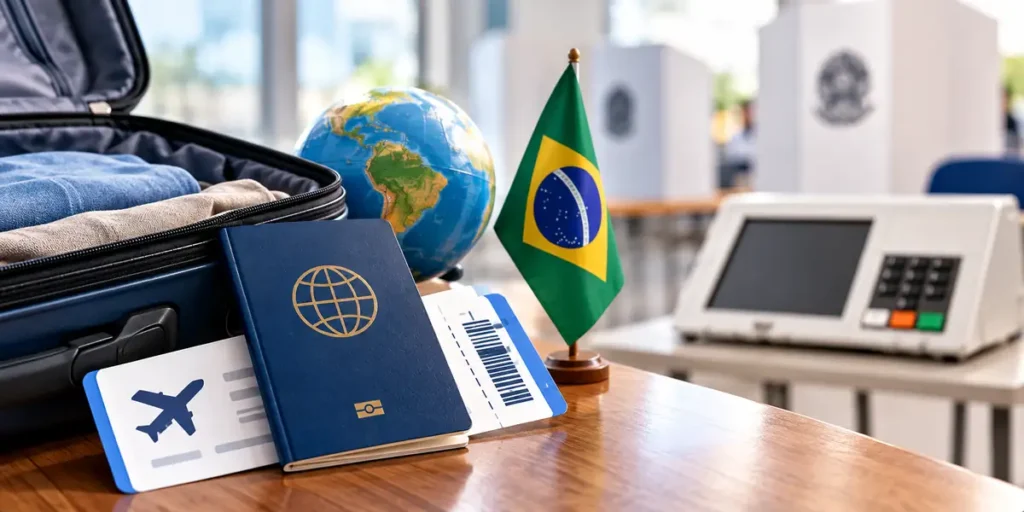 Exterior eleicao justificar retorno