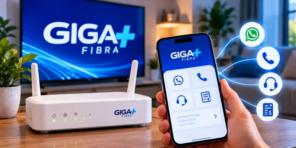 Giga mais fibra contato suporte