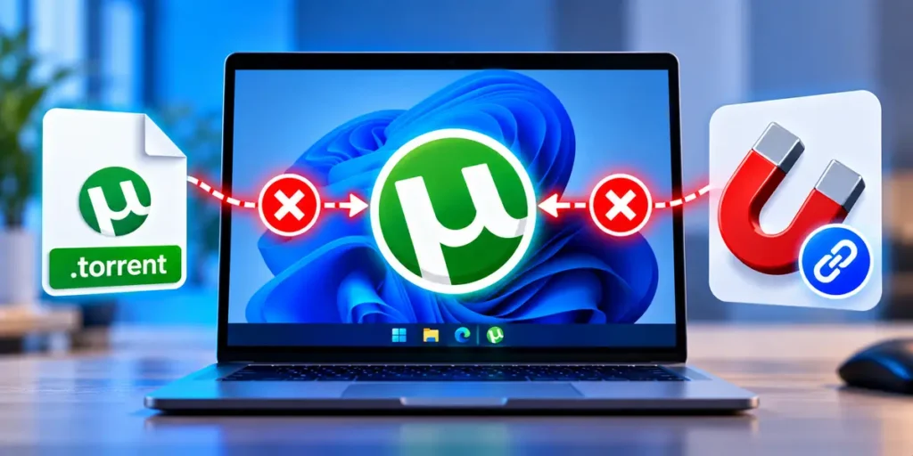 Magnet torrent nao abre utorrent
