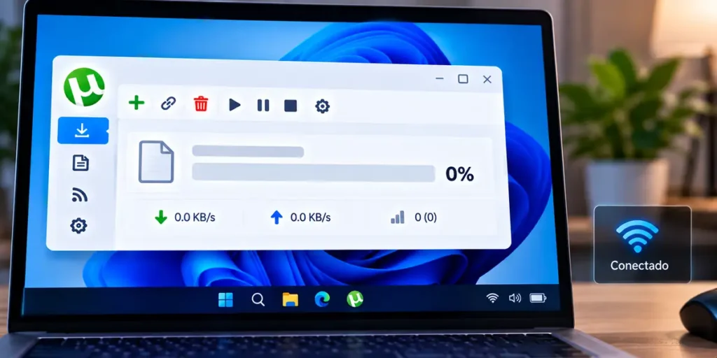 Utorrent travado zero porcento