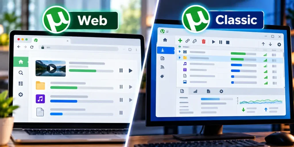 Utorrent web ou classic