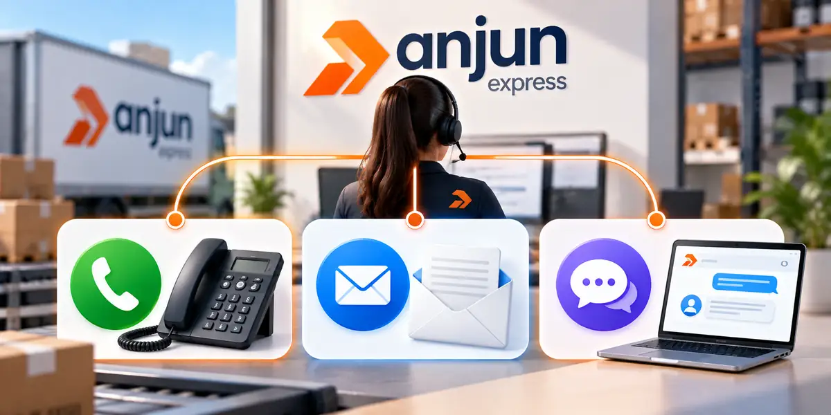 Canais contato anjun express