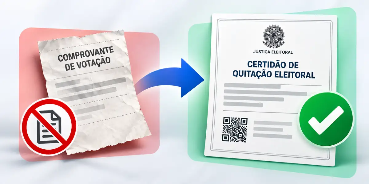 Comprovante substituido certidao