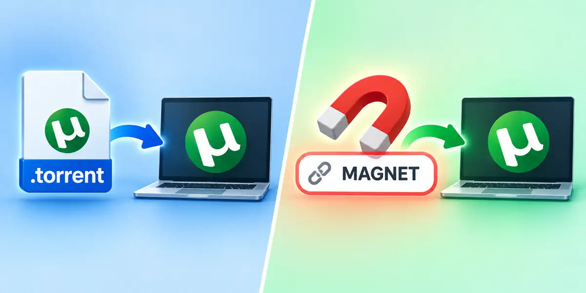 Diferenca torrent magnet associacao