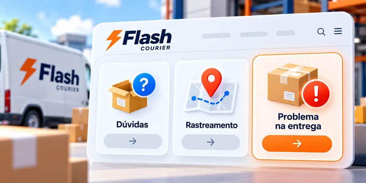 Flash courier opcoes atendimento