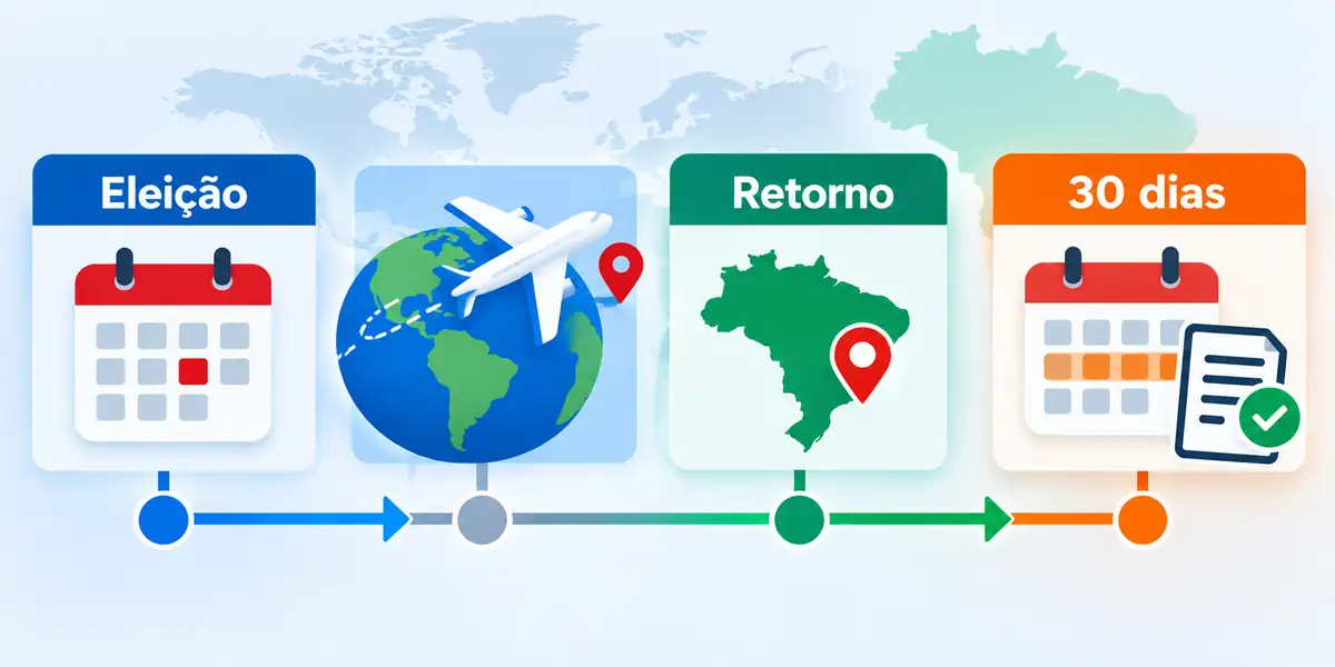 Prazo 30 dias apos retorno