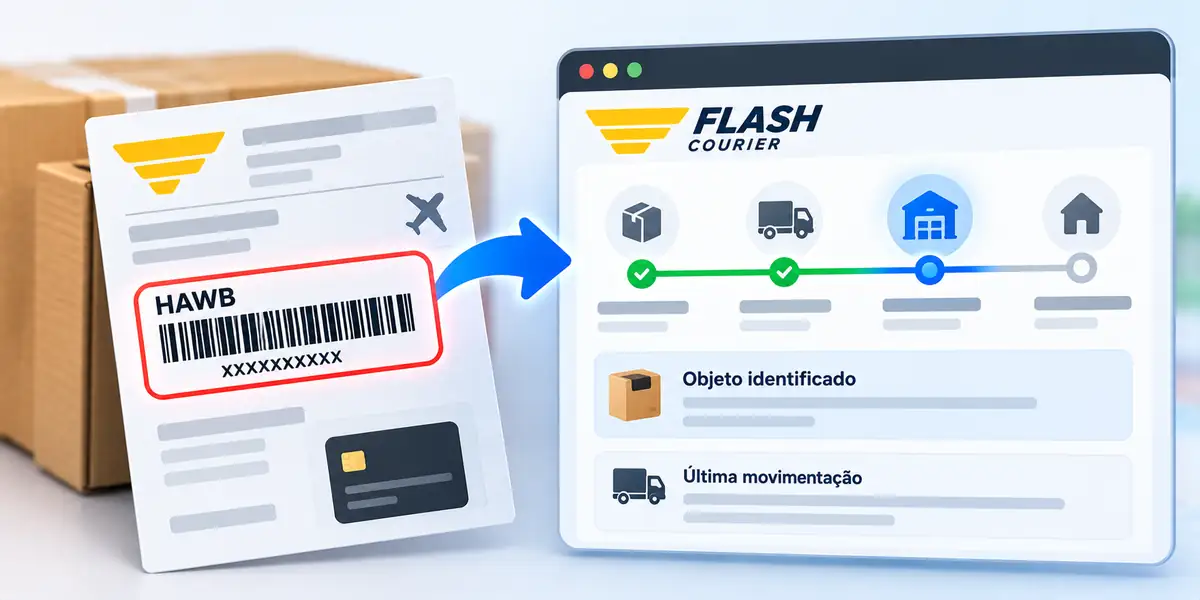 Flash courier rastreamento hawb