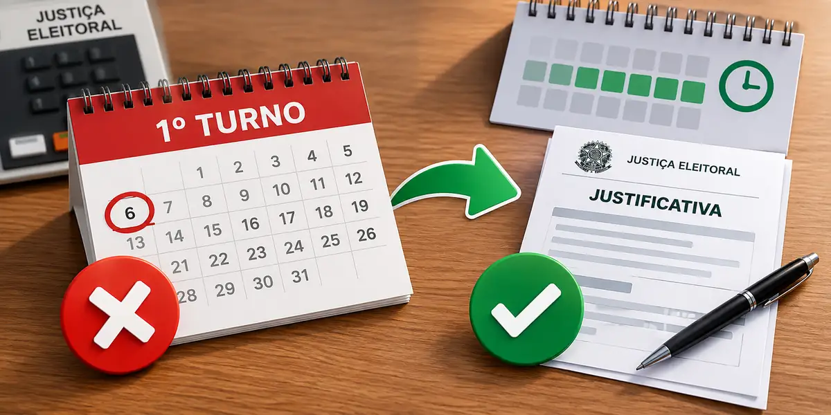 Prazo justificativa primeiro turno