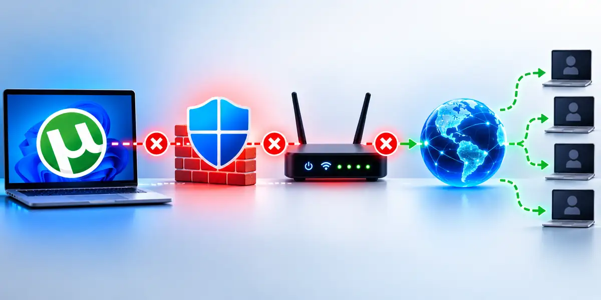 Fluxo rede utorrent firewall nat