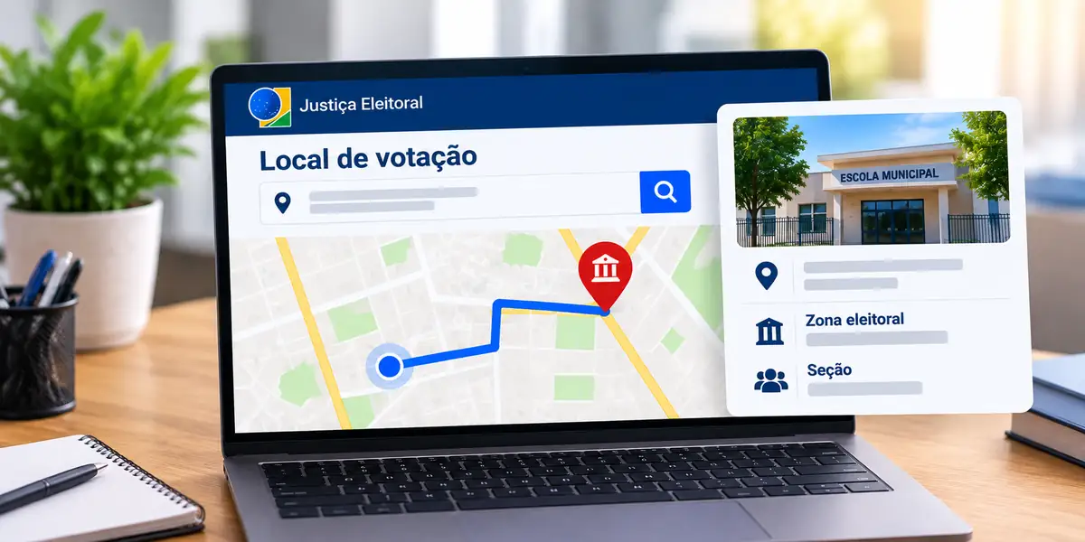 Mapa local de votacao
